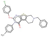 7-BENZYL-2-(4-CHLOROPHENOXY)-3-(P-TOLYL)-5,6,7,8-TETRAHYDROPYRIDO[4',3':4,5]THIENO[2,3-D]PYRIMIDIN-4(3H)-ONE