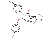 2-(4-FLUOROPHENOXY)-3-(P-TOLYL)-6,7-DIHYDRO-3H-CYCLOPENTA[4,5]THIENO[2,3-D]PYRIMIDIN-4(5H)-ONE