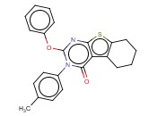 2-PHENOXY-3-(P-TOLYL)-5,6,7,8-TETRAHYDROBENZO[4,5]THIENO[2,3-D]PYRIMIDIN-4(3H)-ONE