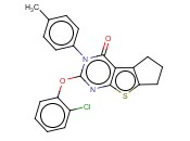 2-(2-CHLOROPHENOXY)-3-(P-TOLYL)-6,7-DIHYDRO-3H-CYCLOPENTA[4,5]THIENO[2,3-D]PYRIMIDIN-4(5H)-ONE