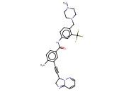 N-(3-(TRIFLUOROMETHYL)-4-((4-METHYLPIPERAZIN-1-YL)METHYL)PHENYL)-3-(2-(2,3-DIHYDROIMIDAZO[1,2-B]PYRIDAZIN-3-YL)ETHYNYL)-4-METHYLBENZAMIDE