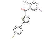 (5-(4-FLUOROPHENYL)THIOPHEN-2-YL)(5-IODO-2-METHYLPHENYL)METHANONE