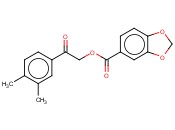 1,3-BENZODIOXOLE-5-CARBOXYLIC ACID, 2-(3,4-DIMETHYLPHENYL)-2-OXOETHYL ESTER