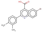 6-BROMO-2-(3,4-DIMETHYLPHENYL)<span class='lighter'>QUINOLINE-4-CARBOXYLIC</span> ACID