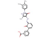 3-(5-[2-[2-(<span class='lighter'>3,4-DIMETHYLPHENYL</span>)-5-METHYL-3-OXO-2,3-DIHYDRO-1H-PYRAZOL-4-YL]HYDRAZIN-1-YLIDENE