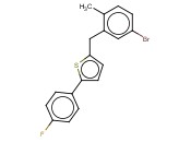 2-(5-<span class='lighter'>BROMO</span>-2-METHYLBENZYL)-5-(4-FLUOROPHENYL)THIOPHENE