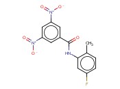 N-(5-FLUORO-2-METHYLPHENYL)-3,5-DINITROBENZAMIDE