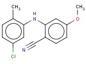 2-[(5-CHLORO-2-METHYLPHENYL)AMINO]-<span class='lighter'>4-METHOXYBENZONITRILE</span>