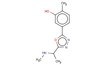 2-METHYL-5-(5-[1-(METHYLAMINO)ETHYL]-1,3,4-OXADIAZOL-2-YL)PHENOL