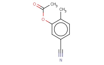 <span class='lighter'>苯</span><span class='lighter'>甲</span><span class='lighter'>腈</span>,3-(乙酰氧基)-4-甲基-