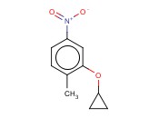 2-CYCLOPROPOXY-1-METHYL-4-<span class='lighter'>NITROBENZENE</span>