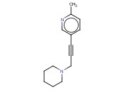 5-(3-PIPERIDINO-1-PROPYNYL)-<span class='lighter'>2-PICOLINE</span>