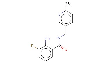 2-AMINO-3-FLUORO-N-[(6-METHYLPYRIDIN-3-YL)METHYL]BENZAMIDE