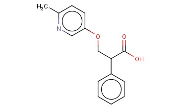 3-[(6-METHYLPYRIDIN-3-YL)OXY]-2-PHENYLPROPANOIC ACID