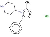 4-(2-甲基-5-苯基-1H-吡咯-1-基)<span class='lighter'>哌啶</span><span class='lighter'>盐酸盐</span>