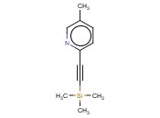 2-[2-(TRIMETHYLSILYL)ETHYNYL]-5-<span class='lighter'>PICOLINE</span>