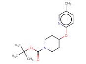 4-[(5-甲基-2-<span class='lighter'>吡啶基</span>)氧基]-1-<span class='lighter'>哌啶</span>甲酸叔丁酯