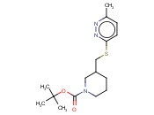 3-(6-METHYL-PYRIDAZIN-3-YLSULFANYLMETHYL)-PIPERIDINE-1-CARBOXYLIC ACID TERT-BUTYL ESTER