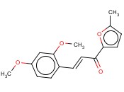(2E)-3-(2,4-DIMETHOXYPHENYL)-1-(5-METHYLFURAN-2-YL)PROP-2-EN-1-ONE