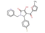 5-(4-FLUOROPHENYL)-3-HYDROXY-4-(5-METHYL-2-FUROYL)-1-(3-PYRIDINYLMETHYL)-1,5-DIHYDRO-2H-PYRROL-2-ONE