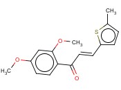 (2E)-1-(2,4-DIMETHOXYPHENYL)-3-(5-METHYLTHIOPHEN-2-YL)PROP-2-EN-1-ONE