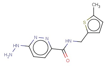 6-HYDRAZINYL-N-[(5-METHYLTHIOPHEN-2-YL)METHYL]PYRIDAZINE-3-CARBOXAMIDE