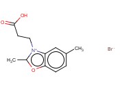 3-(2-甲酰乙基)-2,5-二甲基<span class='lighter'>苯</span><span class='lighter'>并</span>恶唑翁<span class='lighter'>溴</span>