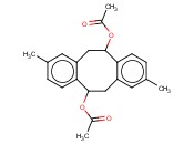ACETIC ACID 11-<span class='lighter'>ACO</span>-2,8-DIMETHYL-5,6,11,12-4H-DIBENZO(A,E)CYCLOOCTEN-5-YL ESTER