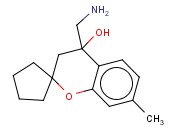 4-(AMINOMETHYL)-3,4-DIHYDRO-7-METHYL-SPIRO[2H-1-BENZOPYRAN-2,1'-CYCLOPENTAN]-4-OL