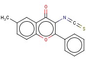 4H-1-苯并<span class='lighter'>吡</span>喃-4-酮,3-异硫<span class='lighter'>氰</span><span class='lighter'>基</span>-6-甲基-2-苯基-
