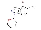 4-Bromo-5-methyl-1-(<span class='lighter'>tetrahydro-2H-pyran</span>-2-yl)-1H-indazole