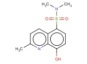 8-HYDROXY-2-METHYL-5-(N,N-DIMETHYL)-QUINOLINE SULFONAMIDE