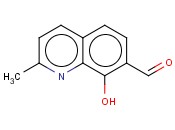 <span class='lighter'>8-HYDROXY-2-METHYLQUINOLINE-7-CARBALDEHYDE</span>