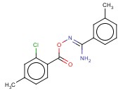 N'-[(2-CHLORO-4-METHYLBENZOYL)OXY]-3-METHYLBENZENECARBOXIMIDAMIDE