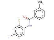 N-(2-<span class='lighter'>氟</span>-4-<span class='lighter'>碘</span>苯基)-3-甲基<span class='lighter'>苯</span>甲酰胺