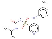 1-[4-(3-<span class='lighter'>甲基</span>苯基)<span class='lighter'>氨基</span><span class='lighter'>吡啶</span>-3-基]磺酰-3-异丙基脲