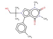 6-(2-HYDROXY-1,1-DIMETHYLETHYL)-1,3-DIMETHYL-5-(3-METHYLPHENYL)-1H-PYRROLO[3,4-D]PYRIMIDINE-2,4(3H,6H)-DIONE