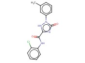 2,5-DIHYDRO-1-(3-METHYLPHENYL)-5-OXO-1H-1,2,4-TRIAZOLE-3-CARBOXYLIC ACID(2-CHLOROPHENYL)AMIDE