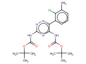 TERT-BUTYL 6-(2-CHLORO-3-METHYLPHENYL)-1,2,4-TRIAZINE-3,5-DIYLDICARBAMATE