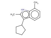 3-CYCLOPENTYL-2,7-DIMETHYL-1H-INDOLE