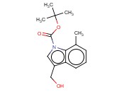 3-(HYDROXYMETHYL)-<span class='lighter'>7-METHYLINDOLE</span>, N-BOC PROTECTED