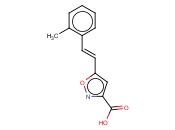 5-(2-O-TOLYL-VINYL)-ISOXAZOLE-3-CARBOXYLIC ACID