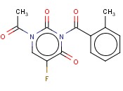 1-<span class='lighter'>乙酰基</span>-5-氟-3-(2-<span class='lighter'>甲基</span>苯基)尿<span class='lighter'>嘧啶</span>