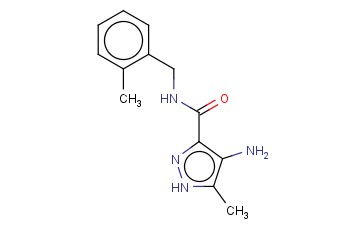 4-AMINO-5-METHYL-N-[(2-METHYLPHENYL)METHYL]-1H-PYRAZOLE-3-CARBOXAMIDE