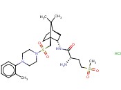 1-((7,7-DIMETHYL-2(S)-(2(S)-AMINO-4-(METHYLSULFONYL)BUTYRAMIDO)BICYCLO[2,2,1]HEPTAN-1(S)-YL)METHYLSULFONYL)-4-(2-METHYLPHENYL)PIPERAZINE HYDROCHLORIDE