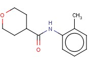 N-(2-METHYLPHENYL)TETRAHYDRO-2H-PYRAN-4-CARBOXAMIDE