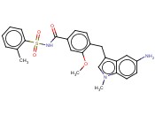 4-[(5-<span class='lighter'>氨基</span>-1-甲基-1H-吲哚-3-<span class='lighter'>基</span>)甲基]-3-<span class='lighter'>甲</span>氧基-N-[(2-甲基苯基)磺<span class='lighter'>酰</span><span class='lighter'>基</span>]<span class='lighter'>苯</span>甲酰胺
