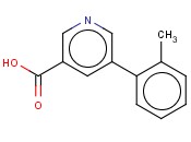 5-(2-METHYLPHENYL)<span class='lighter'>NICOTINIC</span> ACID