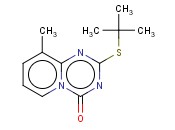 2-((4-TERT-BUTYL)SULFANYL)-9-METHYL-4H-PYRIDO[1,2-A](1,3,5)TRIAZIN-4-ONE