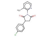 3-(4-氯苯基)-1-(3-<span class='lighter'>甲基</span>吡啶-2-基)<span class='lighter'>吡咯烷</span>-2,5-二酮